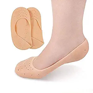 Silicone Anti Crack Foot Protector Socks – Heel Care for Men & Women (1 Pair)
